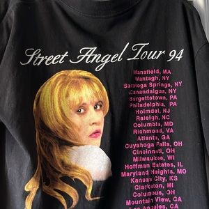 Stevie Nicks 1994 official tour T-shirt Street Angel Fleetwood Mac